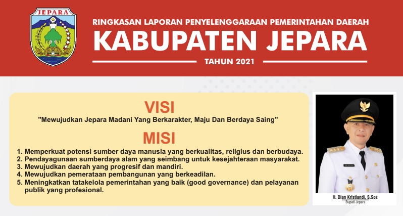 Ringkasan Laporan Penyelenggaraan Pemerintah Daerah (RLPPD) Kabupaten Jepara Tahun 2021